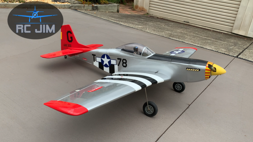 RC Red Tail P-51 honouring General Charles McGee