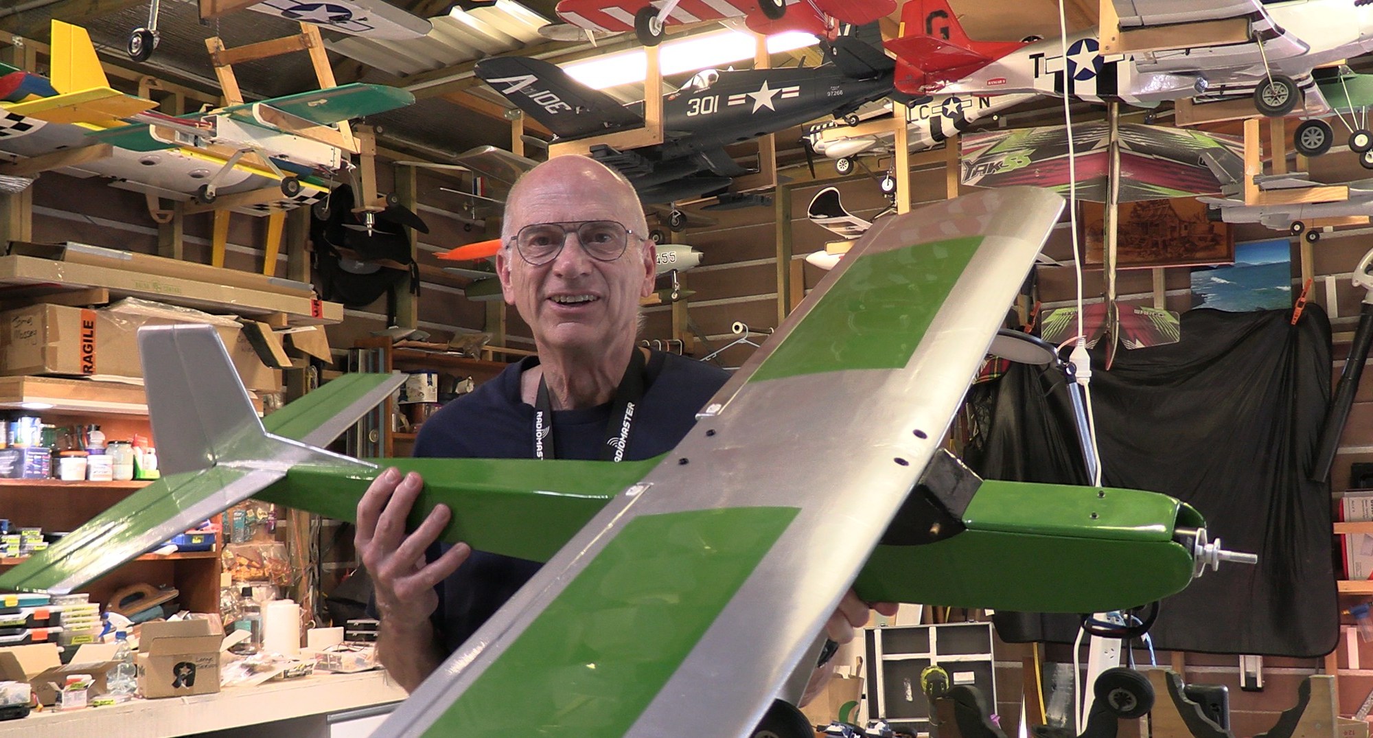 Blueberry iNav flight controller installed in fixed wing plane